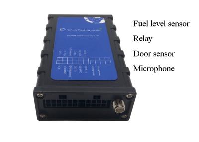 China Black Fuel Monitor GSM GPS Tracker Portable , GPS Tracking Device With Relay for sale