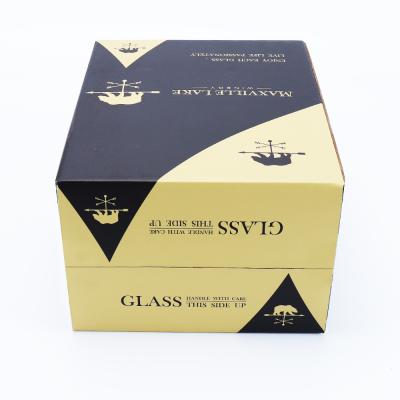 China Recycled Materials Luxury Cardboard Cardboards Folding Wine Box Manufacturers Wholesale Custom Gift Boxes For Christmas Gift for sale