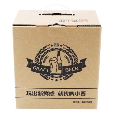 China Recycled Material Manufacturer Wholesale Gift Cardboard Kraft Box With Handle Customized Modern Luxury 100 Piece Folders High Quality Avaialble for sale