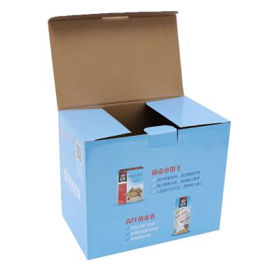 China Durable Reused Materials E-Commerce Reverse Tuck Folding Mailing Transport Packing Box With Logo Packaging Auto Lock Bottom Custom Made for sale