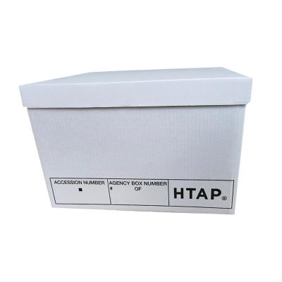 China Recycled Materials 5 Layers White Paper Box Archival With High Quality for sale