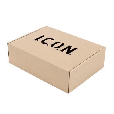 China Recycled Materials High End Customized Cavity Boxes Custom Logo Kraft Paper Gift Box for sale