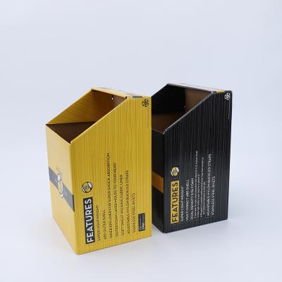 China Sale ISO9001/ROHS China Cardboard Materials Rectangular Boxes Factory Direct Recycled Decoration Exhibition Rectangle Paper Customized Color Box for sale