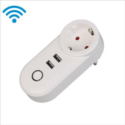 China Germany Indoor Remote Control Smart Socket Outlet Wholesale Wifi Smart Wall Socket With Usb for sale