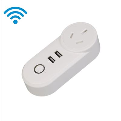 China Customized High Quality Smart Smart Socket Indoor Power Socket Outlet China Wifi Socket With Usb 2 for sale