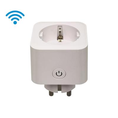 China High Quality EU Standard Wi-Fi Smart Plug Customized Residential / Multi-Purpose Home Power Socket for sale