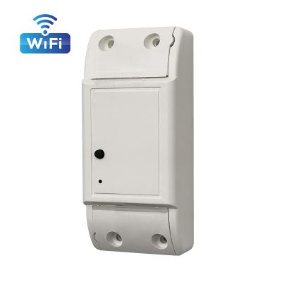 China ABS Wifi Smart Switch Timer Tuya APP Android IOS 10A Wireless Smart Circuit Breaker Switches for sale