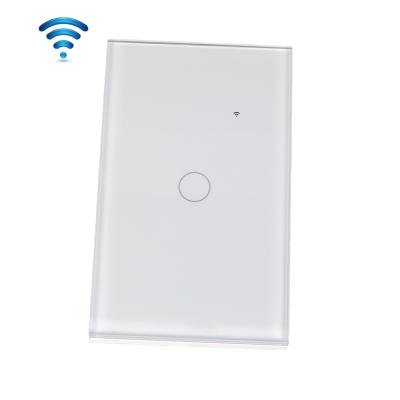 China Glass+Glass Wall Smart Switch 1 PC New Arrival Wifi Power Timer GangTuya Touch Smart Life Remote Wifi Switches for sale