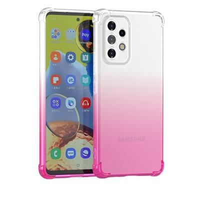 China Shockproof For Motorola Moto G10 G20 G30 G50 G60 Fusion Colorful Gradient Shockproof Clear Phone Case For Moto G100 Edge Cell Phone Case for sale