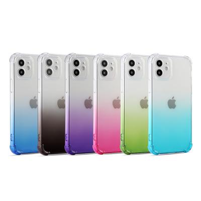 China Dorp Proof Shockproof Mobile Phone Case For Iphone XR Rinbow Colors Phone Case For Xiaomi Note 9 Pro Factory Price Transparent for sale