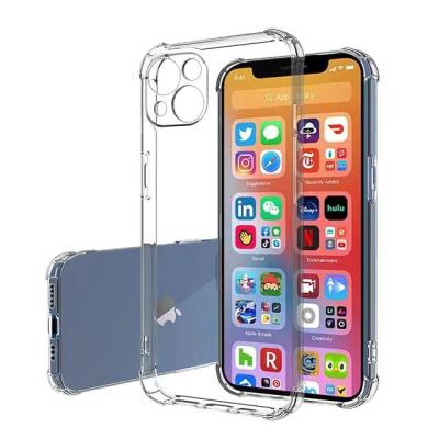 China Clear Shockproof Shockproof Phone Case For iPhone 13 12 Max Xr Xs Max Soft TPU Transparent Phone Case For iPhone 11 Pro Cell Phone Case for sale