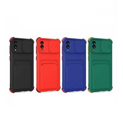 China Anti-drop for sumsung A03S Cell Phone Cases Stand Up Mirror Flip Cover A22 Leather Case All Enclosed Protective Anti-drop Case for sale