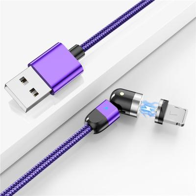 China NEW Mobile Phone 180 Rotation USB Cable Rotate Type C Fast Charging Wire 3A LED USB C Cable For Huawei Xiaomi Samsung Galaxy Mobile Phone for sale