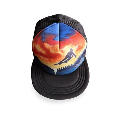 China Branded Fancy Adjustable Trucker Hats , Adults Trucker Baseball Caps for sale