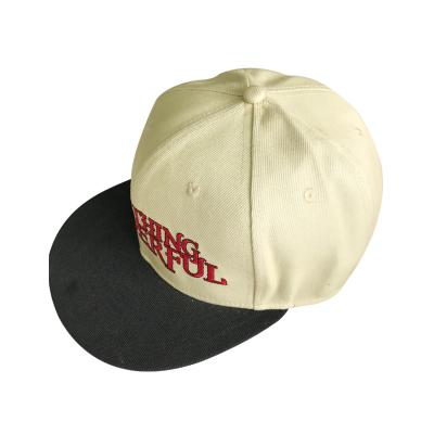 China Casquillo plano del Snapback del borde de los 6 paneles como artículos promocionales Eco del negocio amistoso en venta