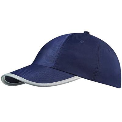 China High Visibility Reflective Baseball Cap , Fluorescent Safety Baseball Cap For Work for sale