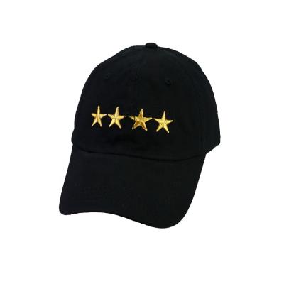 China Fitted Unstructured Baseball Caps , Mesh / Denim / Black Embroidered Dad Cap for sale