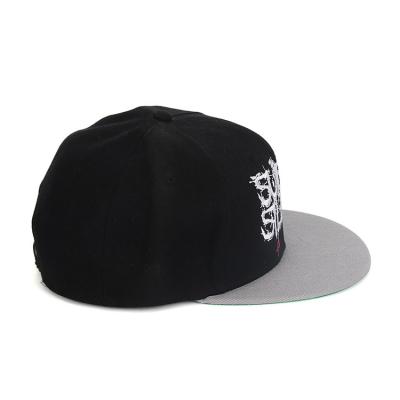 China Cheap Custom Embroidery  Flat Brim Hip Hop Cap / Brand Hip Hop Cap for sale