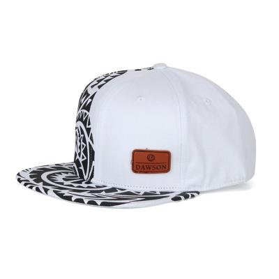 Cina Berretto da baseball bianco di Snapback, i cappelli hip-hop degli uomini con il bordo piano respirabile in vendita