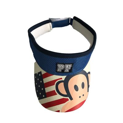 China Cotton Fabric Camouflage Sun Visor Hat With Magic Tape Buckle Novelty Deisgn for sale