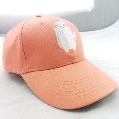 China Beautiful Long Brim Baseball Cap , Custom Embroidered 5 Panel Hats for sale