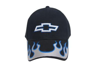 China Promotional Embroidery Sports Baseball Caps With Flame For Boy 58cm Size for sale