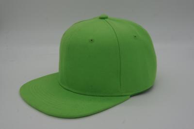 China Groene van de Katoenen In te ademen Grootte 58cm van Snapback GLB Keperstof Materiële Vlakke Rand Te koop