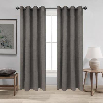 China Other Design Sheer Plush Fashion Polyester Curtain Ready Made Sheer Curtain For Living Room for sale