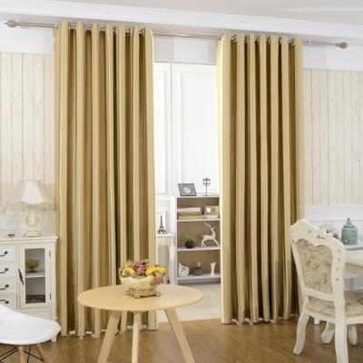 China 100% Polyester Blackout Blackout Blackout Striped Curtains Ready Made For Living Room for sale