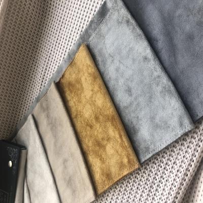 China Blackout 100% Polyester Microfiber Faux Suede Fabric For Curtain Ready Made for sale