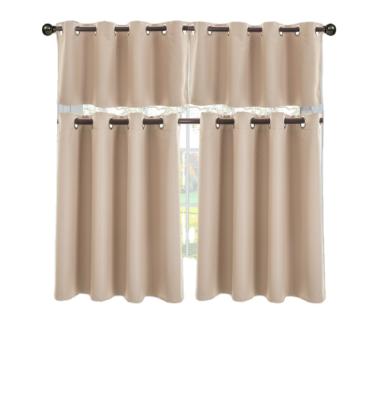 China Punch-free sunshade blackout installation, heat insulation and sunshade small bedroom bay window home sunshade rental curtains for sale