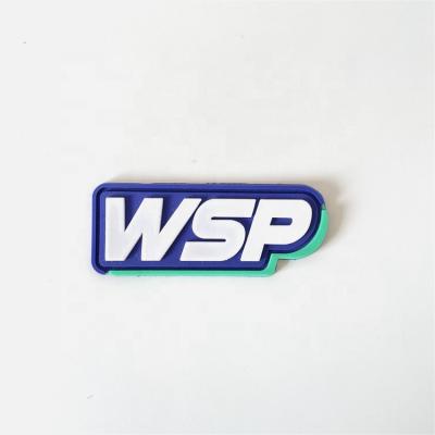 China Washable Sew On Soft PVC Sears Wholesale Custom Logo PVC Rubber Patches For Decoration for sale