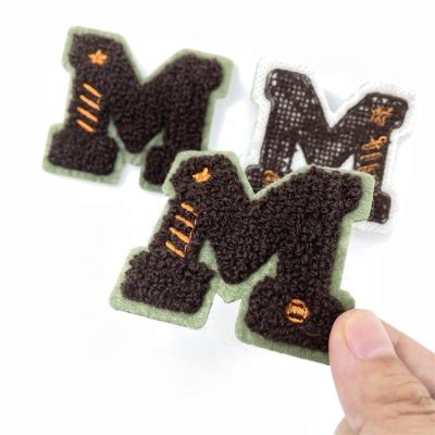 China Glitter Chenille Patch Sustainable Chenille Patches Embroidery Sweatshirts for sale