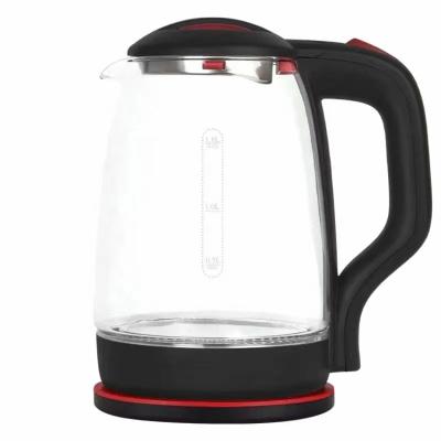 China 360 Degree Rotation Base Home Kitchen Appliances Hot Water Heater Glass Electric Cook Kettle Coffee Tea Jug 1.8L for sale