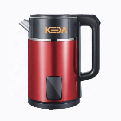 China 360 Degree 1.8L Low Rotation Water Heater Jug Factory OEM Price Stainless Steel Popular Electric Kettle For Boiling Water for sale