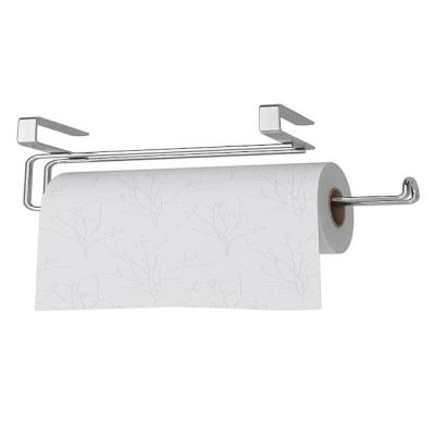 China Modern 304 Stainless Steel Paper Towel Holder For Kitchen Bathroom Paper Towel Holder Under Cabinet for sale