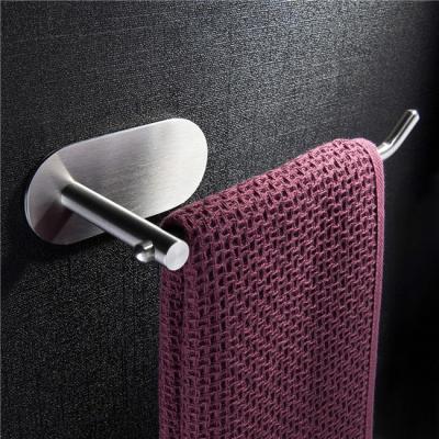 China 304 Stainless Steel Bathroom Kitchen Towel Rack Self Adhesive SUS304 Stainless Steel Toilet Paper Holders for sale