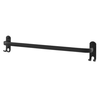 China Fashion Promotional Price Wall Mounted Bathroom Black Bath Towel Racks for sale