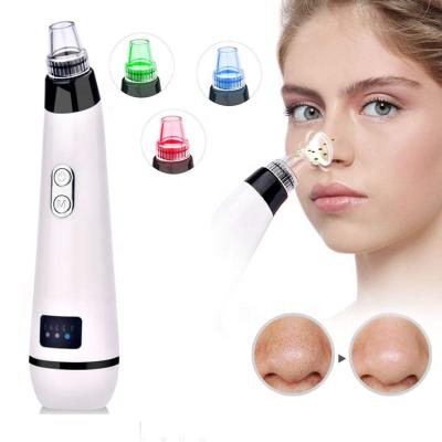 China For Home Use Hot And Cold Electric Pore Usb Blackhead Cleaner Light Shrinks Vacuum Blackhead Remover for sale