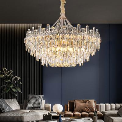 China Modern New Product Indoor Decoration Dining Room Living Room Led Crystal Luxury Chandelier Lamp for sale