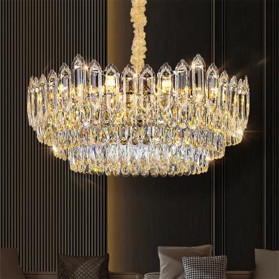 China Modern New Design Residential Decoration Restaurant Villa Hotel Led Crystal Glass Luxury Chandelier for sale