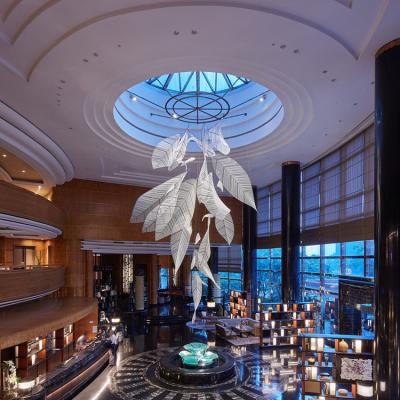 China Modern Modern Design Indoor Decoration Hotel Lobby Shopping Mall LED Hanging Chandelier Light for sale