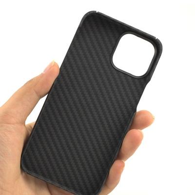 China 2022 Best Selling Pure Aramid Fiber 100% Pure Aramid Fiber Shockproof Tempered Glass Phone Case For Apple Phone iPhone 13/13 mini/13 pro for sale