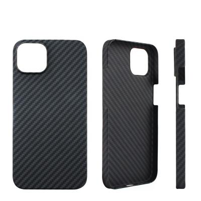 China High-end shockproof sigmat suitable for Apple iPhone 13 pure aramid fiber 100% anti-fingerprint mobile phone carrying case for sale