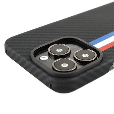 China Shockproof Made in China 100% Pure Carbon Aramid Fiber Cell Phone Cases for iPhone 13 mini/pro/max/pro max for sale