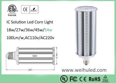 中国 E39 54w IP65 ICはETLのセリウムのRoHsの証明書100 Lm/w 95 * 267mmが付いているトウモロコシ ランプを導きました 販売のため