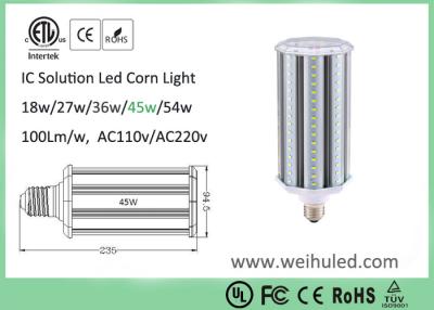 中国 ICの解決は45ワットのトウモロコシ ランプPCカバーとの5000K E39の基盤IP65 SMD 5730を導きました 販売のため