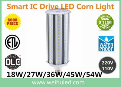 China Street Lighting Smart IC Led Corn Lamp 18W 27W 36W 45W 54W ROHS Certification for sale