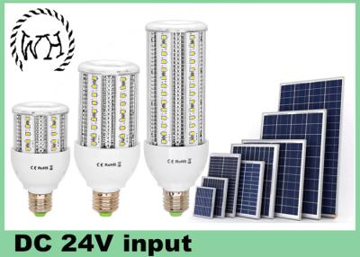 China Outdoor Street E27 LED Corn Bulb 24V 60W 120 Lm / W With Solar Panel Internal Driver for sale