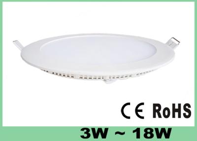 China Ultra Thin Round LED Ceiling Panel Light Recessed Office Lighting Fixtures Environmental Long Life for sale